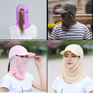 Nón Có Che Mặt Chống Nắng 4 Phong Cách