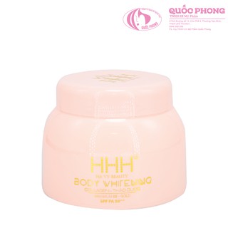KEM DƯỠNG TRẮNG DA TOÀN THÂN tinh chất Vitamin E thảo dược Collagen chính hãng  HHH (Net. 200g)
