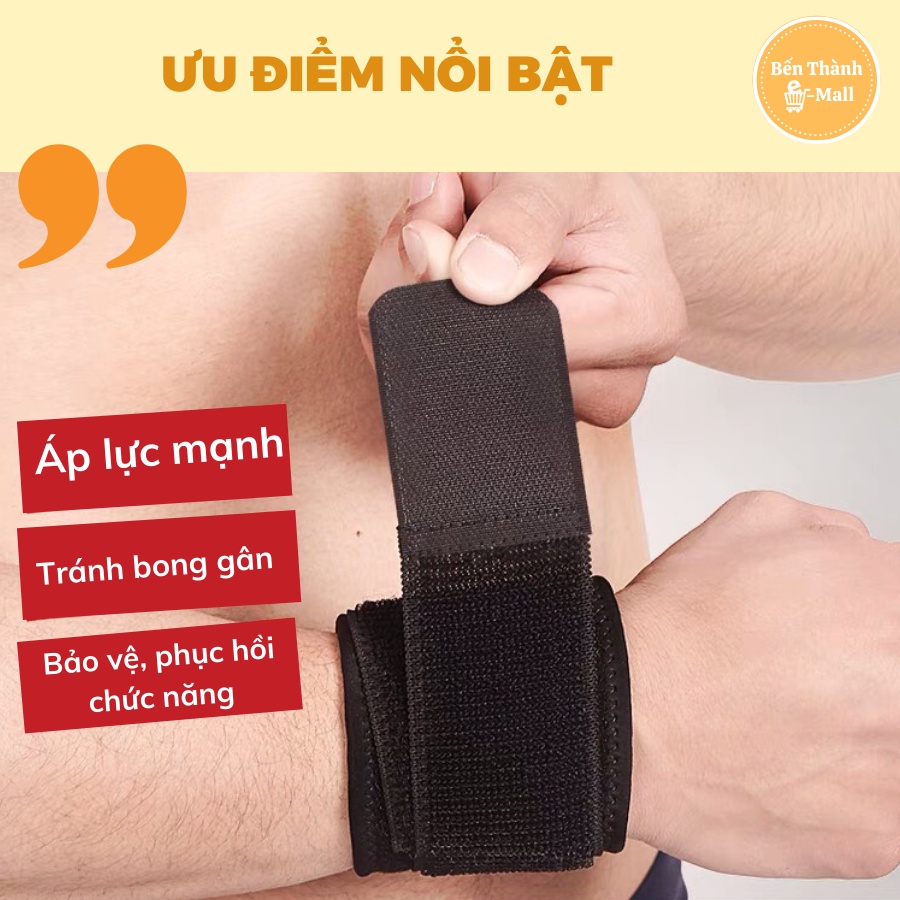 ✈️ [Freeship] BĂNG ĐEO BẢO VỆ CỔ TAY, CHỐNG CHẤN THƯƠNG, HỖ TRỢ LUYỆN TẬP THỂ THAO TIỆN DỤNG