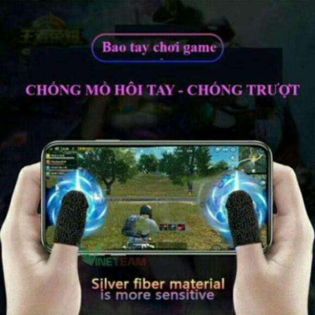 Bộ Bao Tay cảm ứng chơi game điện thoại chống mồ hôi, chống trượt chuyên Game Mobile