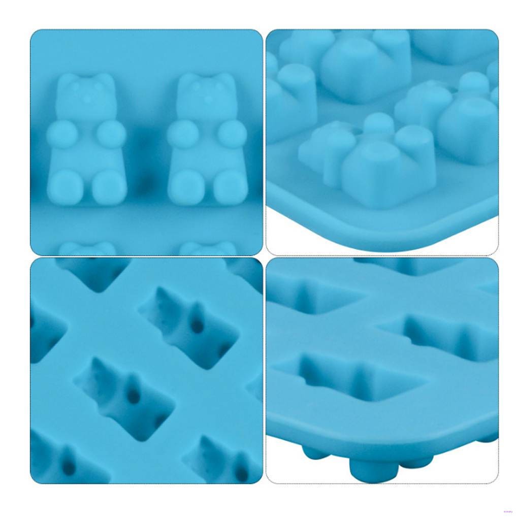 Khuôn Silicone Làm Đá 50 Ô Hình Động Vật