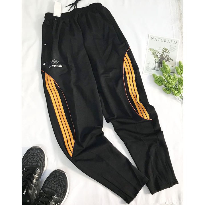 Quần dài nam từ 40-70kg thun dày co giãn 3 sọc màu olympic lai phối dây kéo - Hàng Tốt - QN71 | BigBuy360 - bigbuy360.vn