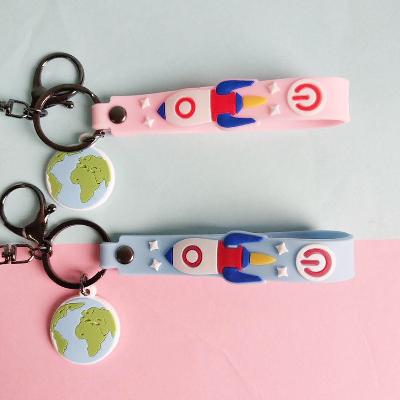 Móc Khóa Hình Phi Hành Gia Hoạt Hình Sáng Tạo