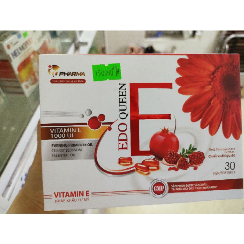 Vitamin e đỏ Edo Queen hỗ trợ làm đẹp da