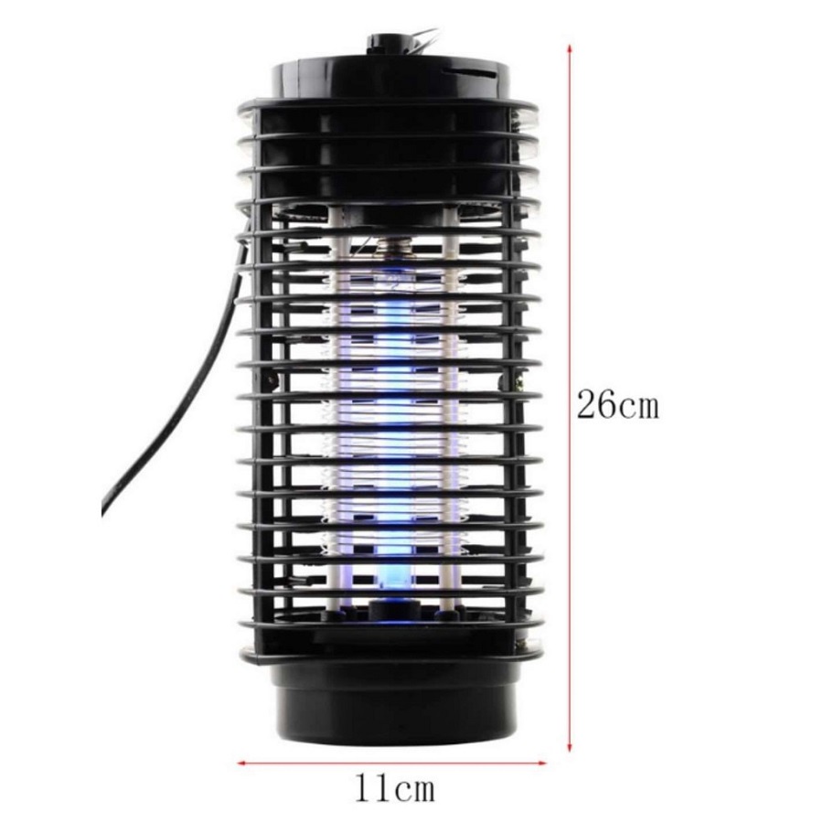 Đèn bắt muỗi côn trùng hình tháp 3D kiêm đèn ngủ thông minh