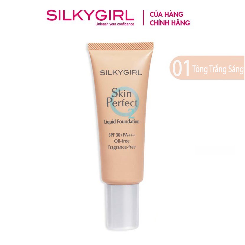 Kem Nền Dạng Lỏng Silkygirl Skin Perfect Liquid Foundation SPF30/PA+++ 25ml