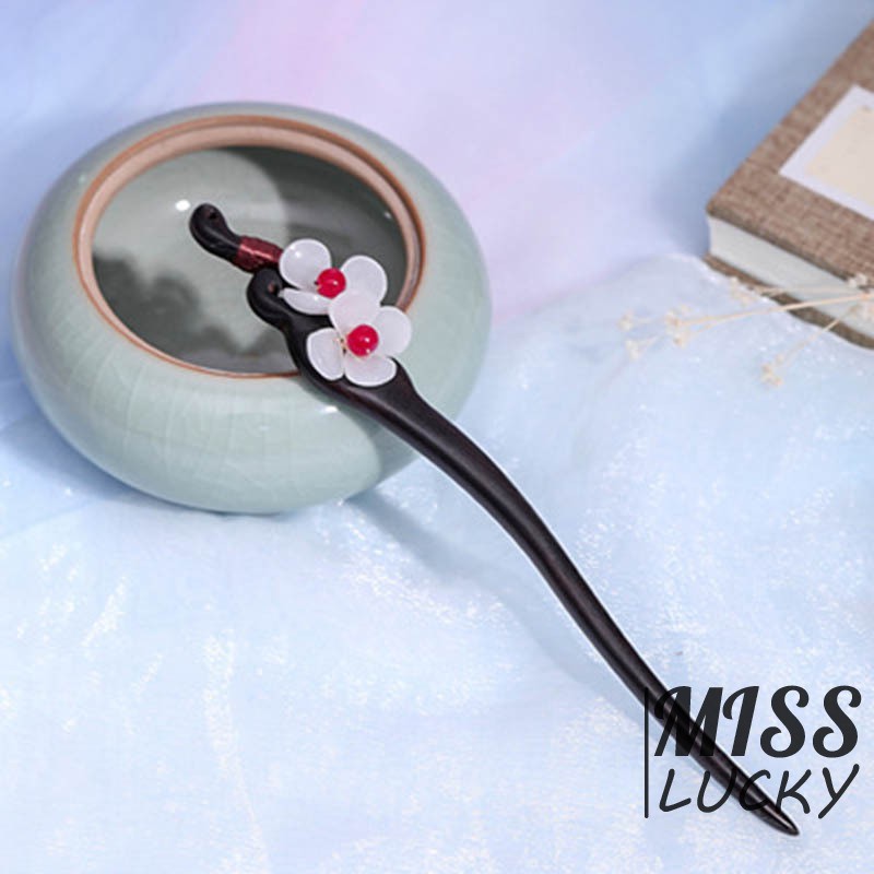 Trâm Cài Tóc Bằng Gỗ Phong Cách Cổ Điển Thanh Lịch