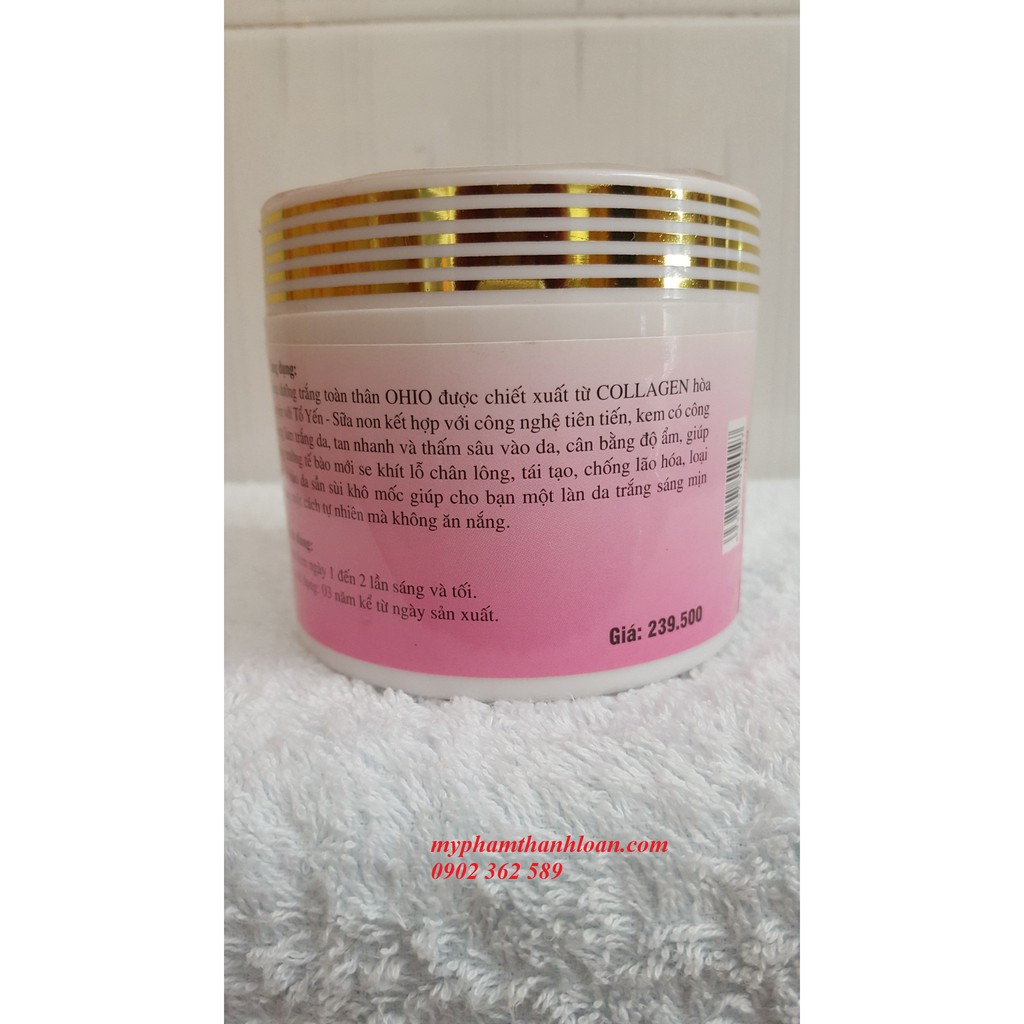 Kem dưỡng trắng da toàn thân Tổ yến - Sữa non - Collagen OHIO | BigBuy360 - bigbuy360.vn