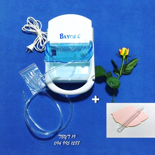 Combo Máy hút mụn dây xanh + thêm 10 ống hút mụn, dầu