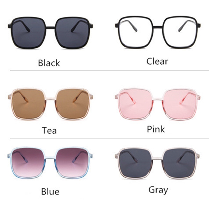 Kính Mát Vuông Chống Tia Uv400 Phong Cách Cổ Điển Sang Trọng Dành Cho Nữ