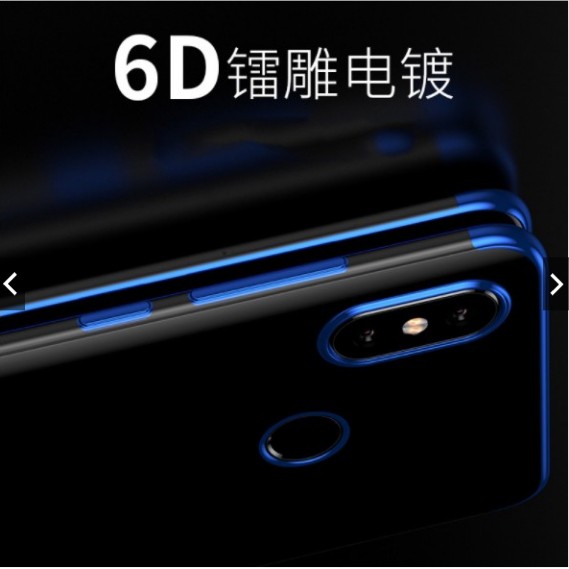 Ốp lưng Xiaomi Redmi S2 cao su viền bóng 6D Thời thượng
