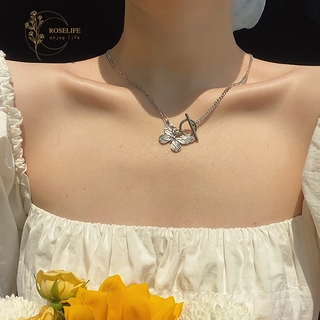 Dây chuyền mặt dây hình bướm bằng hợp kim phong cách thời trang cổ điển