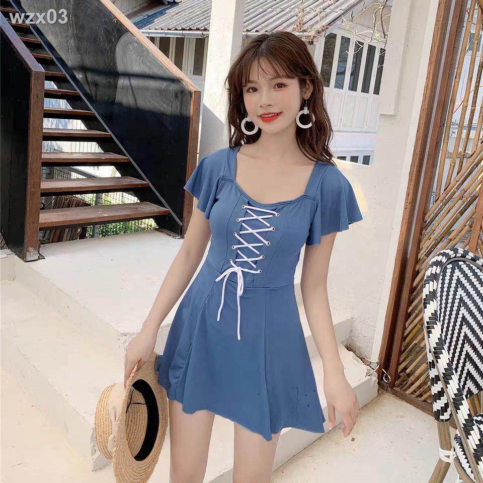 Áo tắm nữ sinh bảo thủ Hàn Quốc che bụng giảm béo phù hợp với bên bờ biển cổ tích người hâm mộ suối nước nóng Si | BigBuy360 - bigbuy360.vn