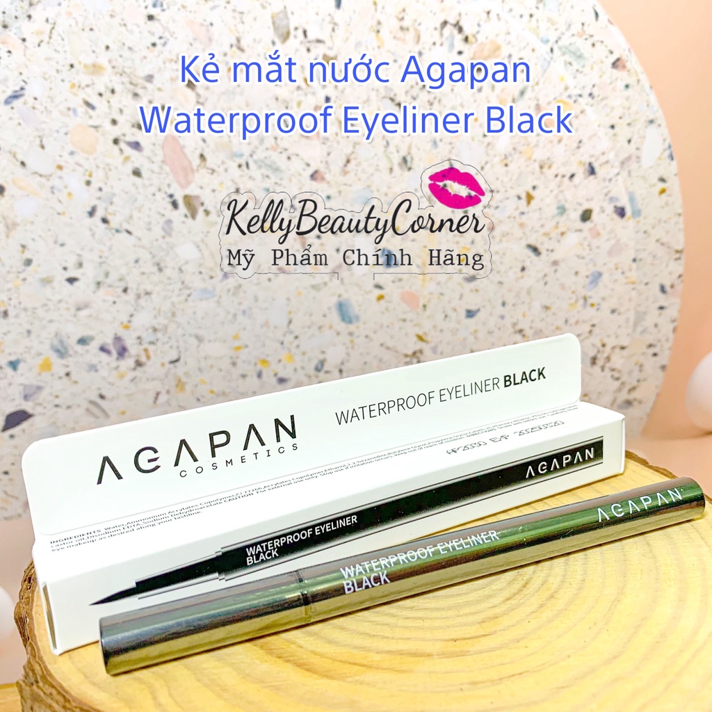 Kẻ mắt dạ AGAPAN Waterproof Eyeliner Black