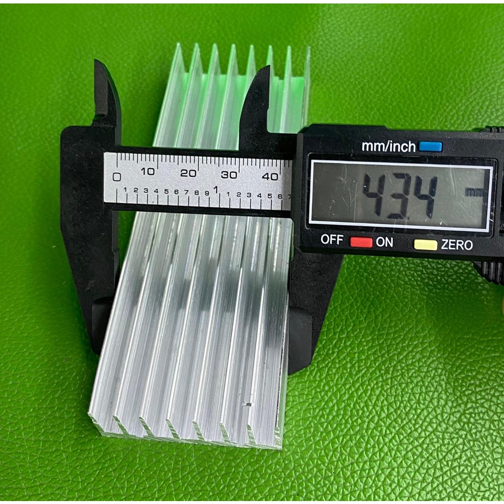 Nhôm Tản Nhiệt 8 Cánh dài 13cm 130x43x17mm - linh kiện điện tử QUỲNH DIỄN