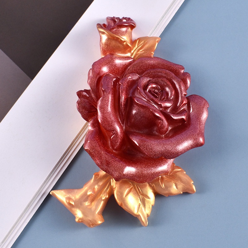 Khuôn Silicone Làm Xà Phòng Hình Hoa Hồng Thủ Công DIY