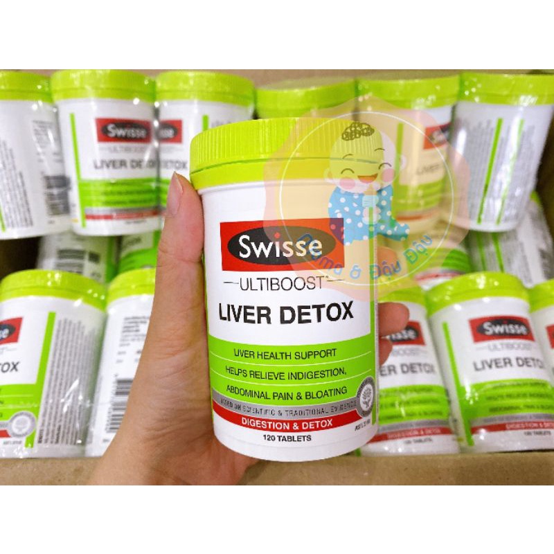 Viên uống bổ gan thải độc gan giải độc gan SWISSE LIVER DETOX , hộp 120 viên