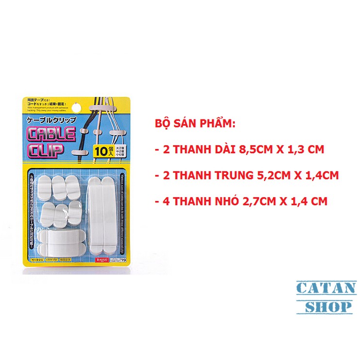 Combo 10 Nút kẹp dây điện Nhật Bản chống xoắn rối, cáp sạc, máy in, dây chuột GD25-BOKEPDD