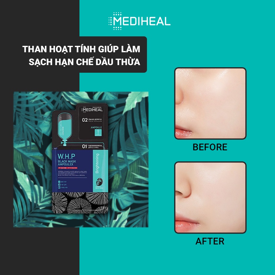 [Nhập mã COSMH22 giảm 8%] Mặt Nạ Mediheal Siêu Cấp Ẩm Phiên Bản 2 Bước W.H.P Aquaring Mask Ampoulex 30ML [K68]