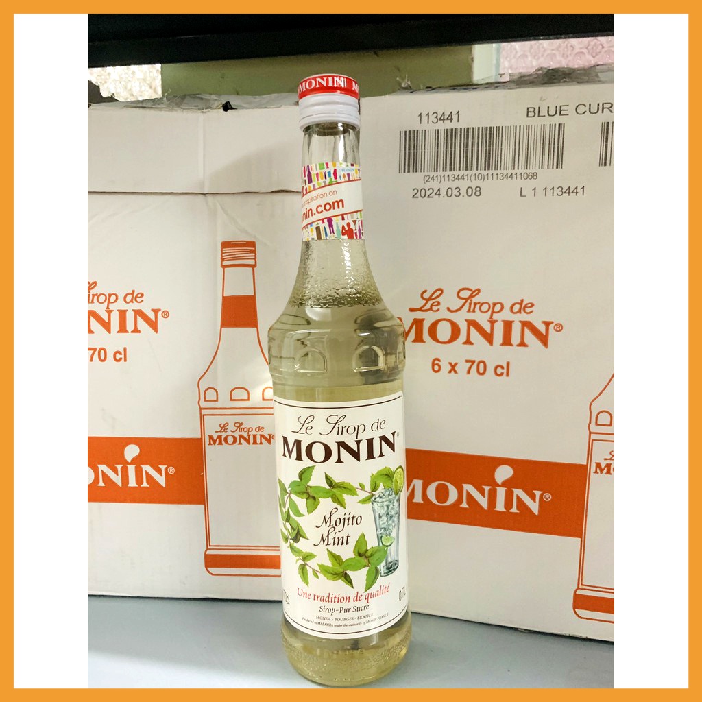 Siro Monin Bạc Hà Trắng 700ml - Monin Mojito Mint Syrup 70cl