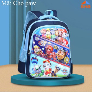 Balo/cặp học sinh cấp 1 tiểu học cho bé trai / bé gái hình siêu nhân / công chúa có hai dây kéo ngoai- mẫu mới nhất 2020