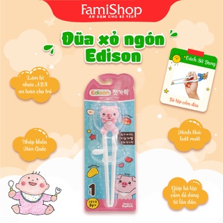 Đũa tập ăn xỏ ngón bằng nhựa Edison
