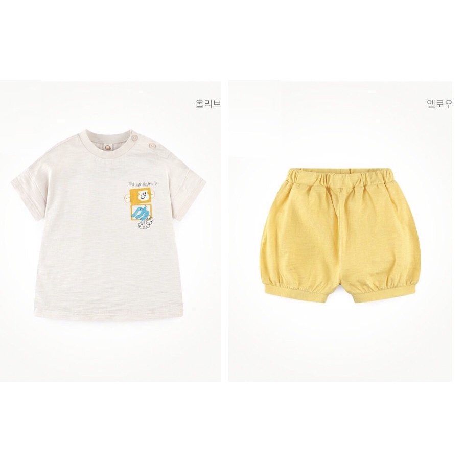 Bộ cotton xước bé trai bé gái ô vuông ngực MM. HA2238
