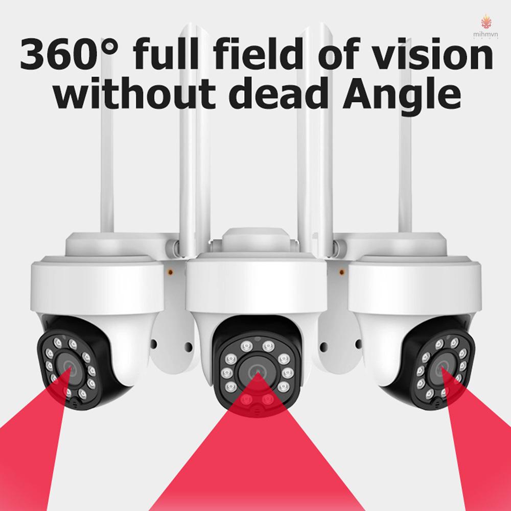 Camera an ninh không dây kết nối wifi 3MP có chế độ nhìn đêm/ phát hiện chuyển động/pP/IP66 chống thấm nước PTZ
 | BigBuy360 - bigbuy360.vn
