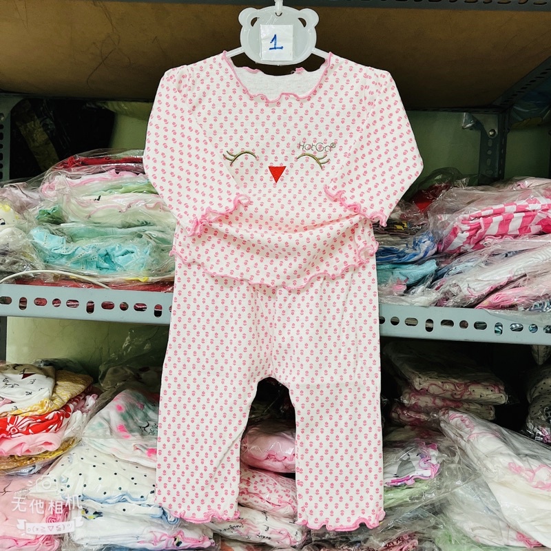 Bộ tay dài thun mát hotga cho bé gái 5-12kg