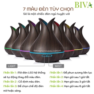 Máy xông tinh dầu bình hoa