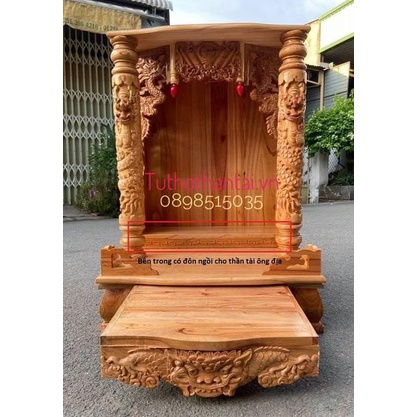 Bàn thờ thần tài ông địa 61 x 88cm  - TUTHOTHANTAI.VN