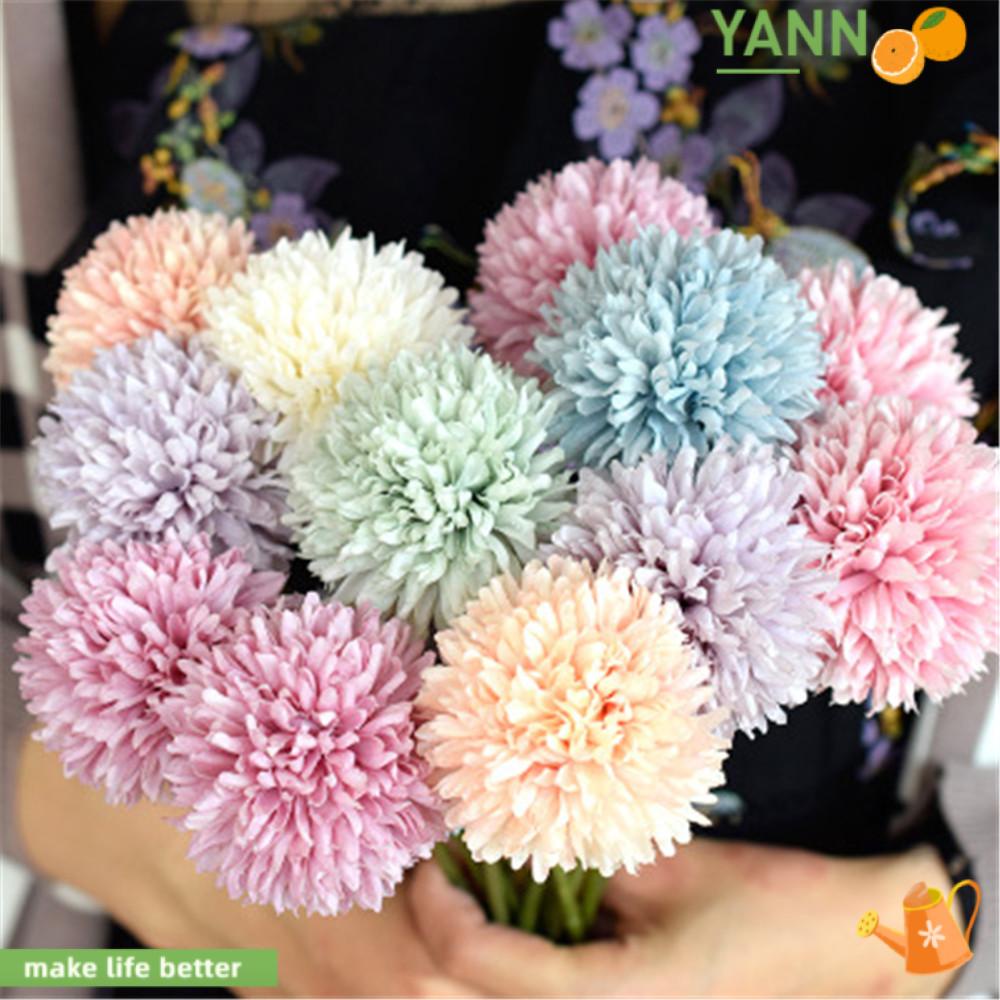 Nhánh Hoa Cẩm Tú Cầu Giả Bằng Lụa Nhiều Màu Dùng Trang Trí DIY