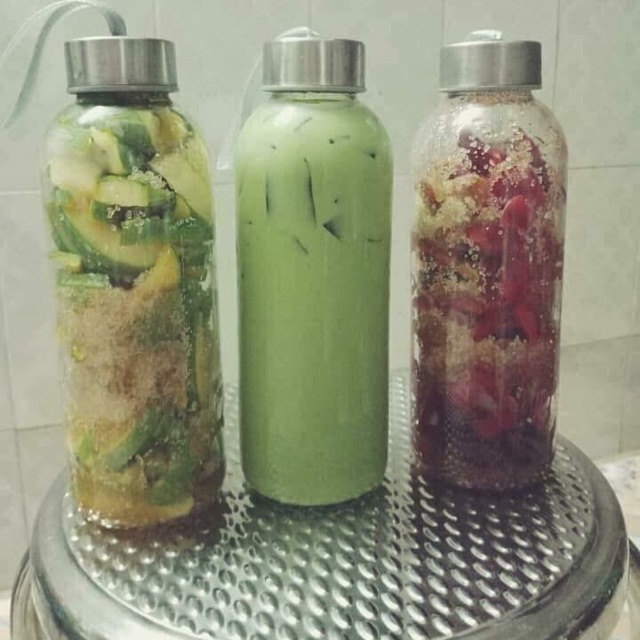 Combo 15 chai nước thuỷ tinh 500ml