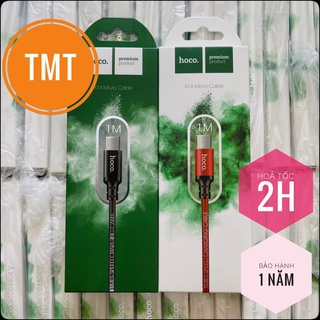 Cáp sạc nhanh Android Hoco X14 Micro dây dù chống đứt dài 1M