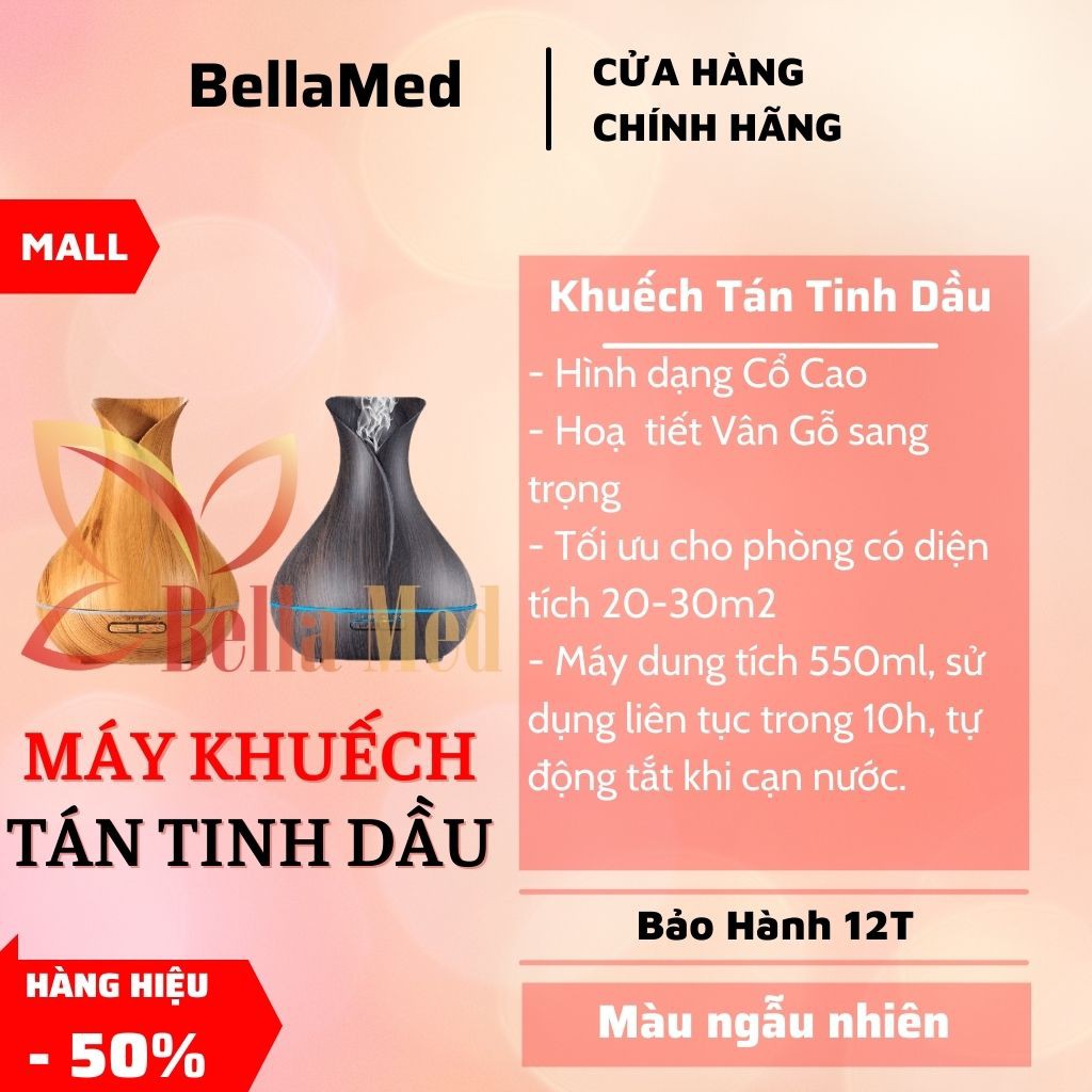 MÁY KHUẾCH TÁN TINH DẦU CAO CẤP HÌNH HOA TULIP