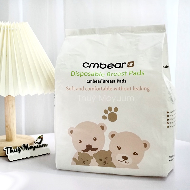 Miếng Lót Thấm Sữa CMBear dùng một lần (Bịch 108 cái)