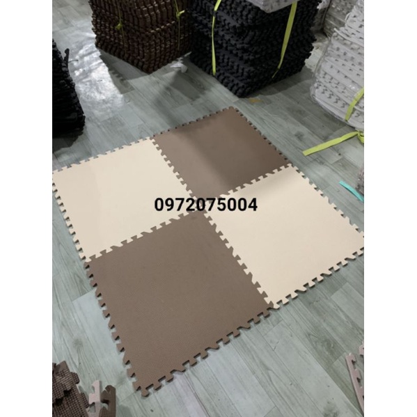 Thảm xốp lót sàn ko mùi 60x60cm giao đẹp 80%