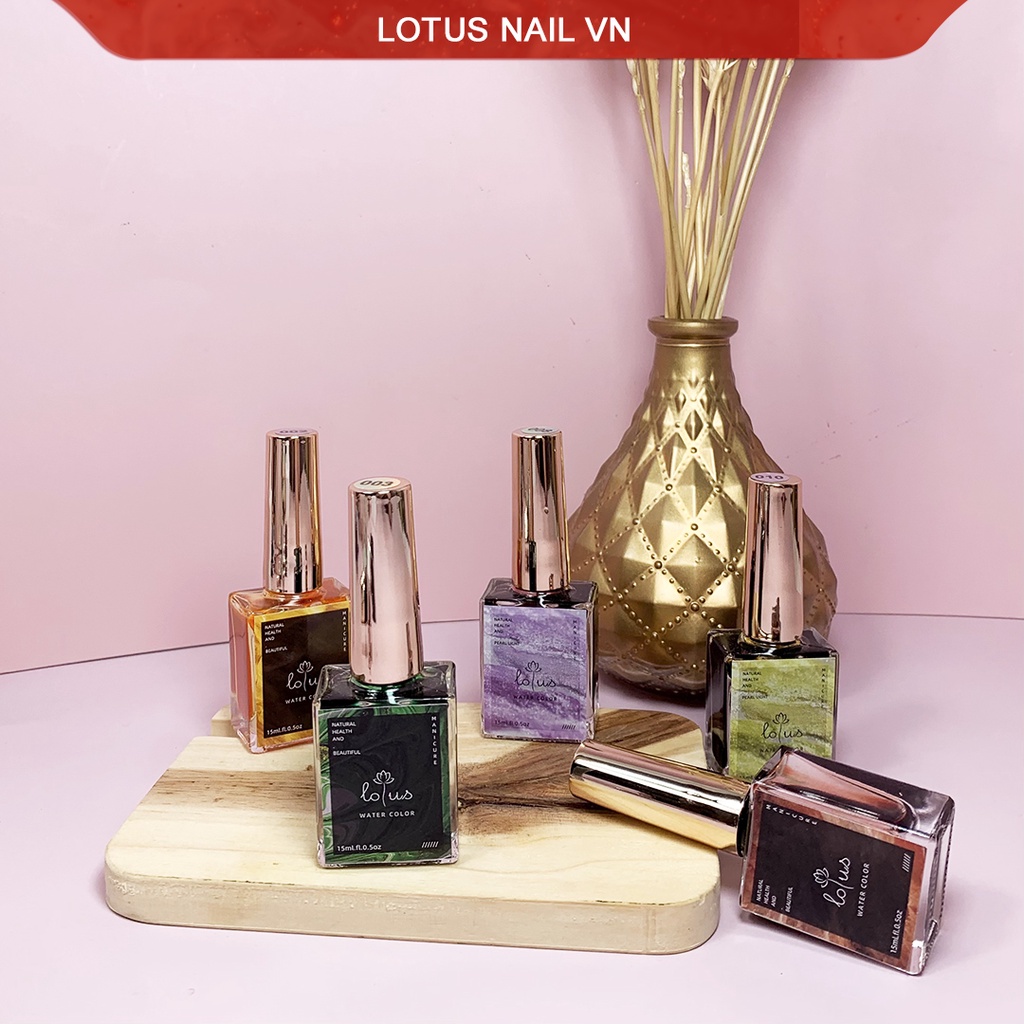 Cồn loang nail tạo vân đá Lotus cao cấp chai 15ml