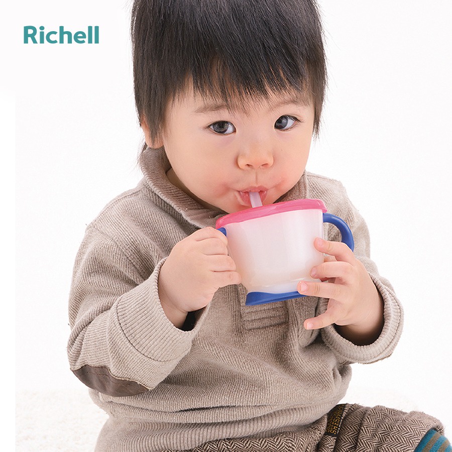 Cốc tập hút 3 giai đoạn Richell / Kichilachi