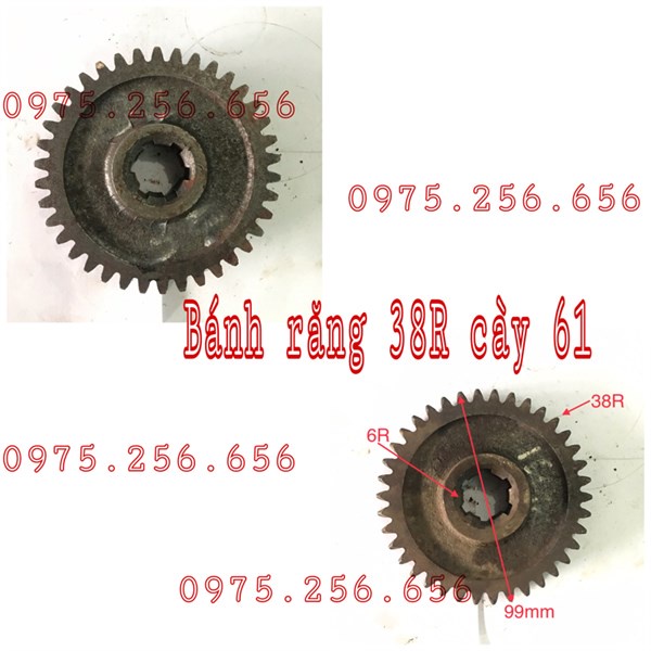 Bánh Răng 38R cày 61
