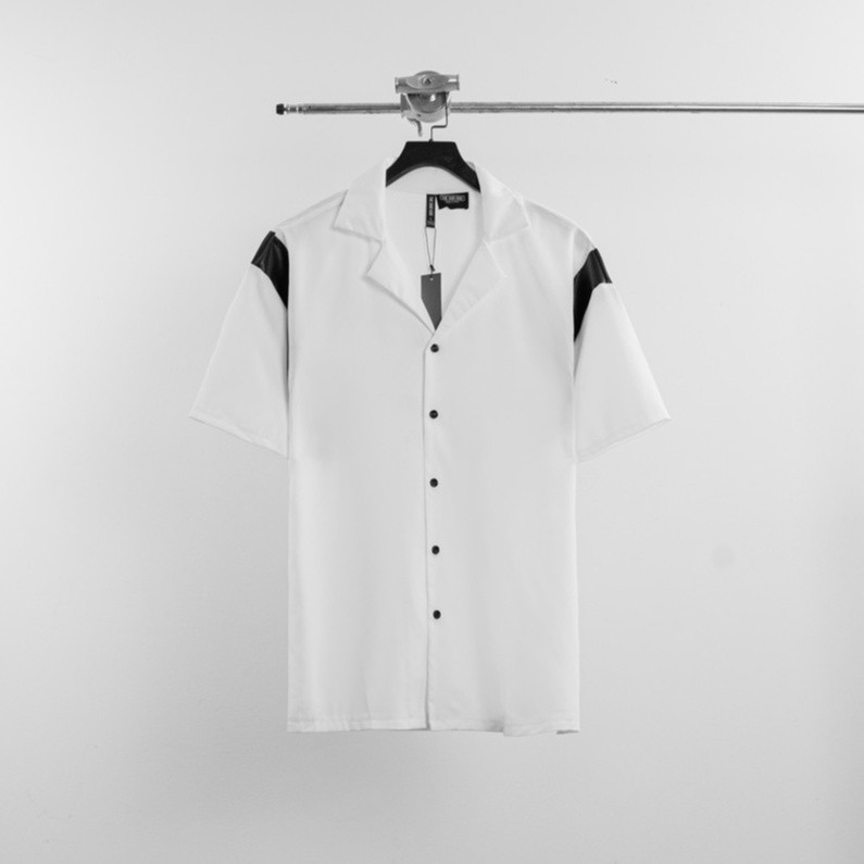 Áo sơ mi The Bad God Striped cuban shirt (Lem mực nhẹ)