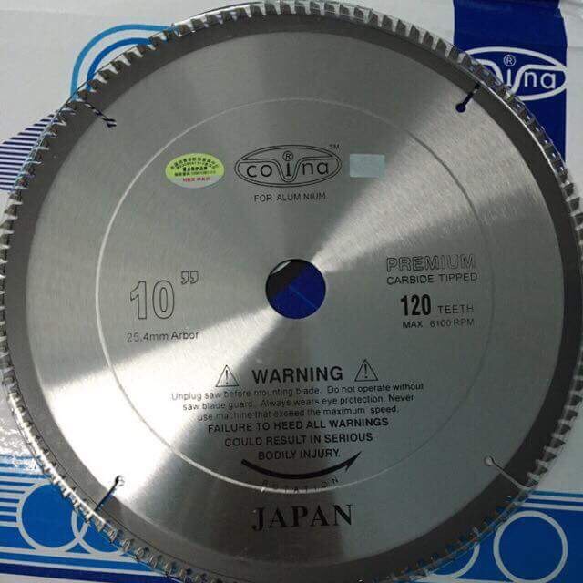 Lưỡi chuyên nhôm nhựa Makita và Covina 250x120R