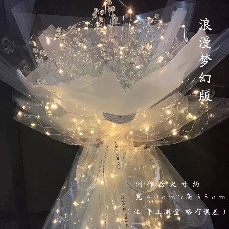 Bó Hoa Gypsophila Tự Làm Đính Hạt Sáng Tạo Làm Quà Tặng Sinh Nhật Cho Bạn Gái