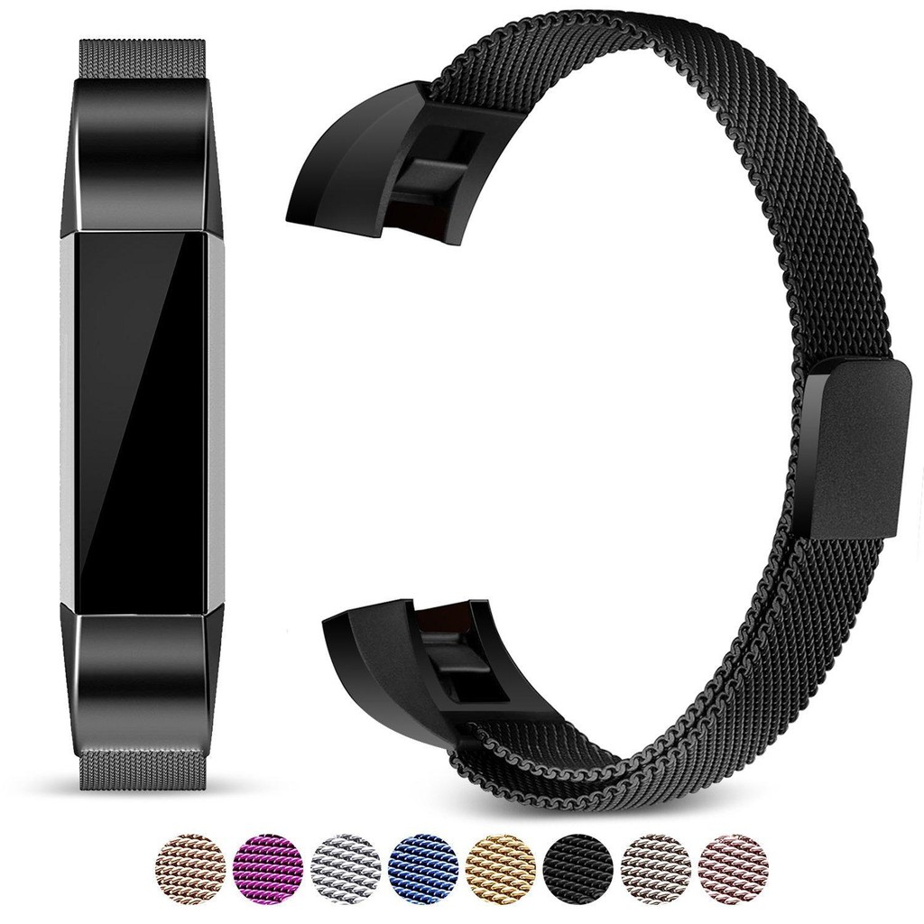 Fitbit Alta HR và Fitbit Alta Dây đeo, Vòng đeo tay thay thế bằng kim loại Milanese bằng thép không 