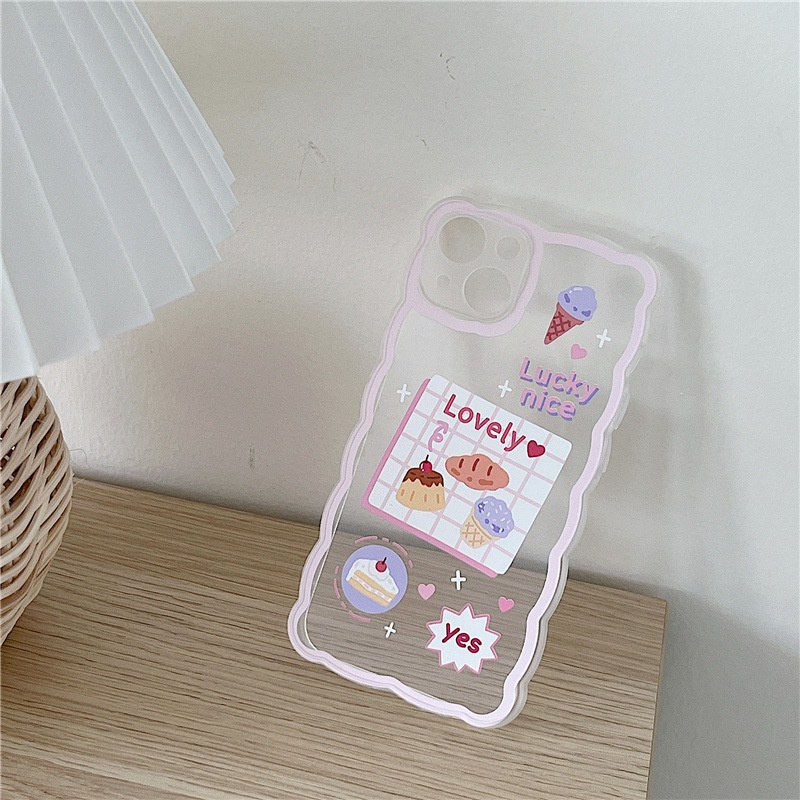 Ốp lưng iphone trong lượn sóng lovely 6/6s/6plus/6splus/7/7plus/8/8plus/xs/11/12/13/14/pro/max/plus/promax TLS13