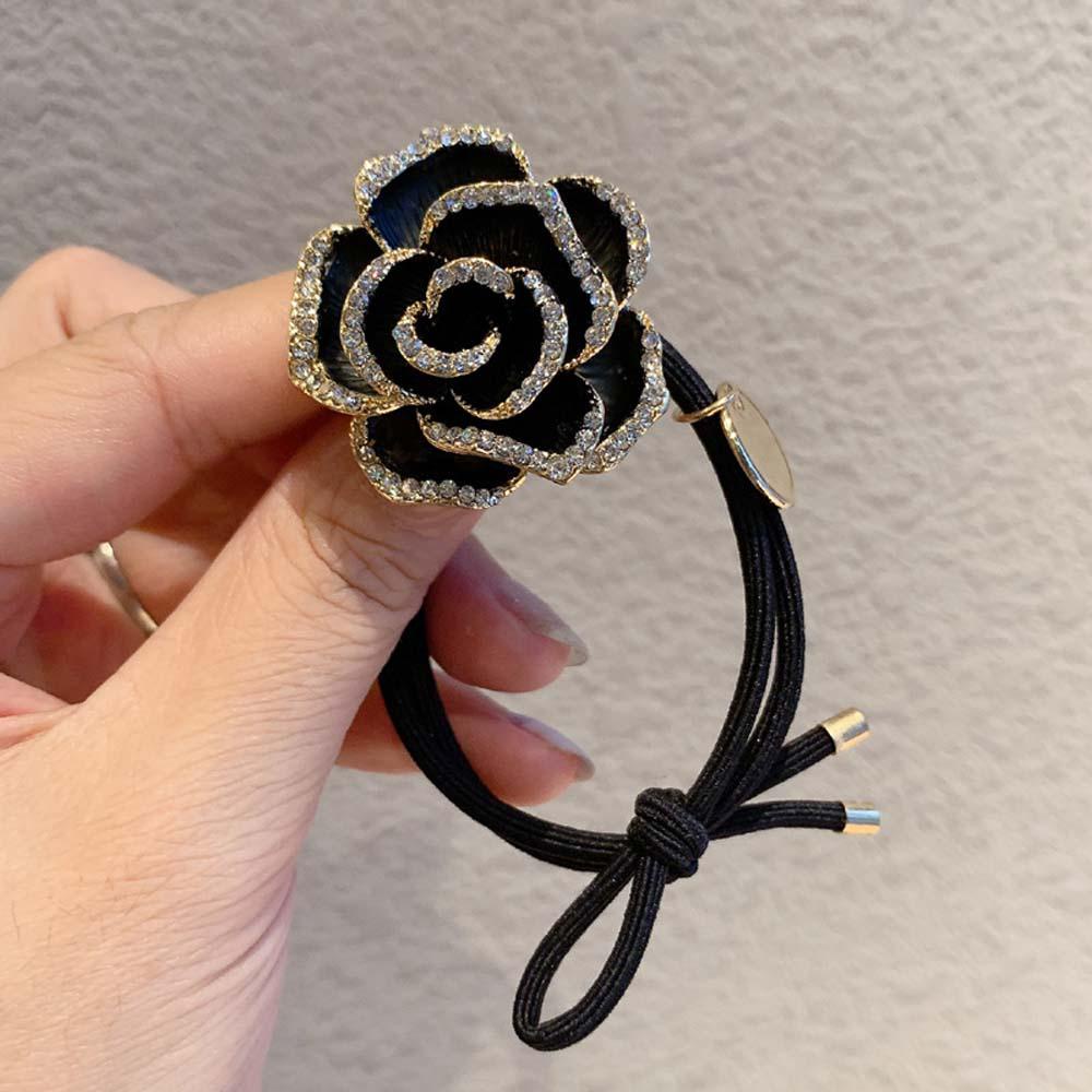 VANES1 Dây Cột Tóc Thiết Kế Đơn Giản Thời Trang Theo Phong Cách Hàn Quốc