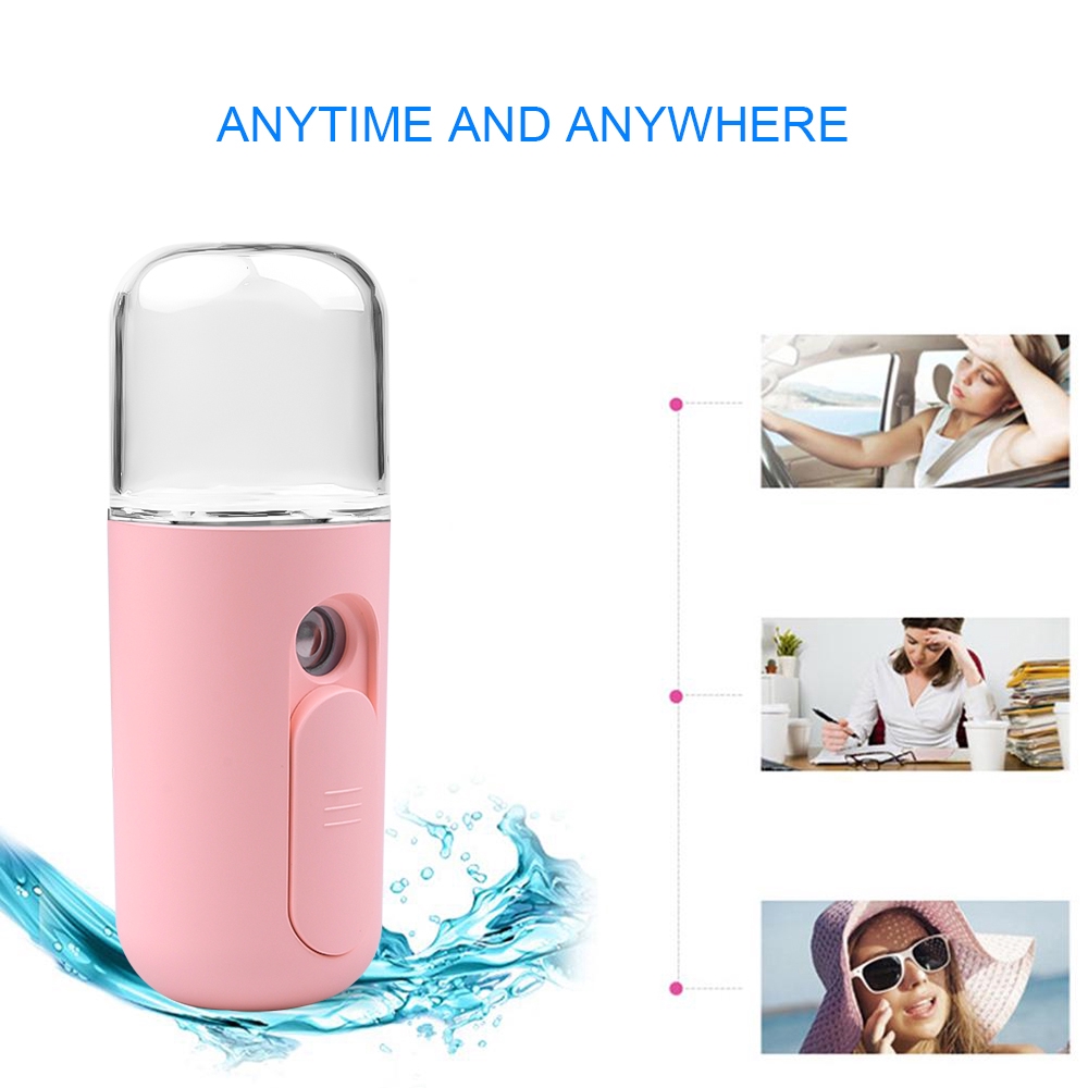 [Hàng mới về] Dụng cụ máy phun sương nano giữ ẩm mini di động chăm sóc da