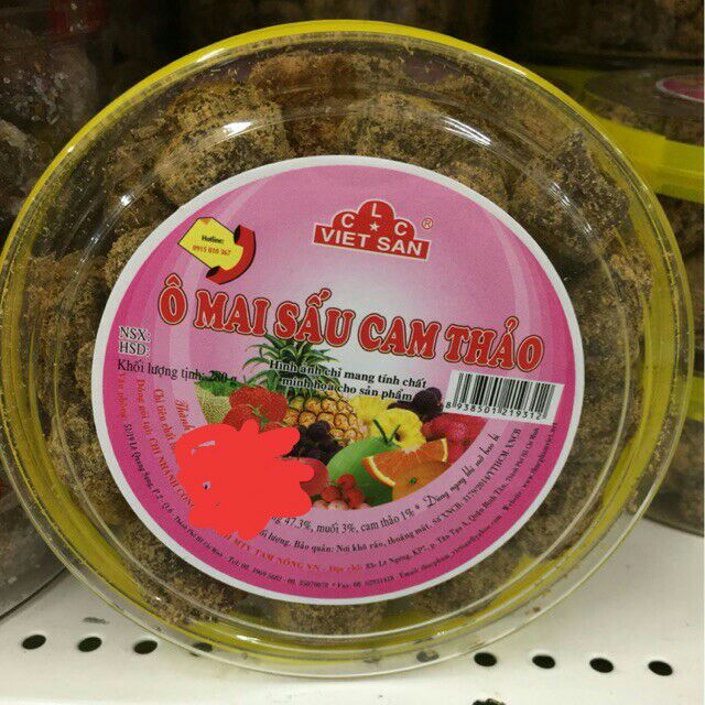 Ô mai Vietsan các loại việt san 150g