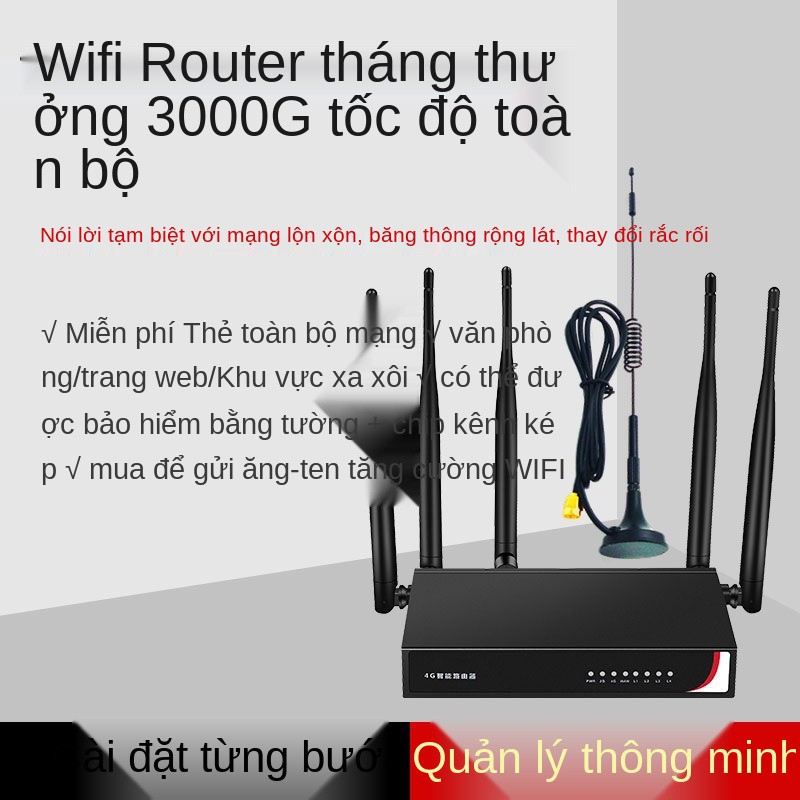 Nguồn điện tương hỗ, cáp mạng không dây, bộ định tuyến Gigabit băng thông rộng dây tần kép minh, WiFi gia đình, thẻ