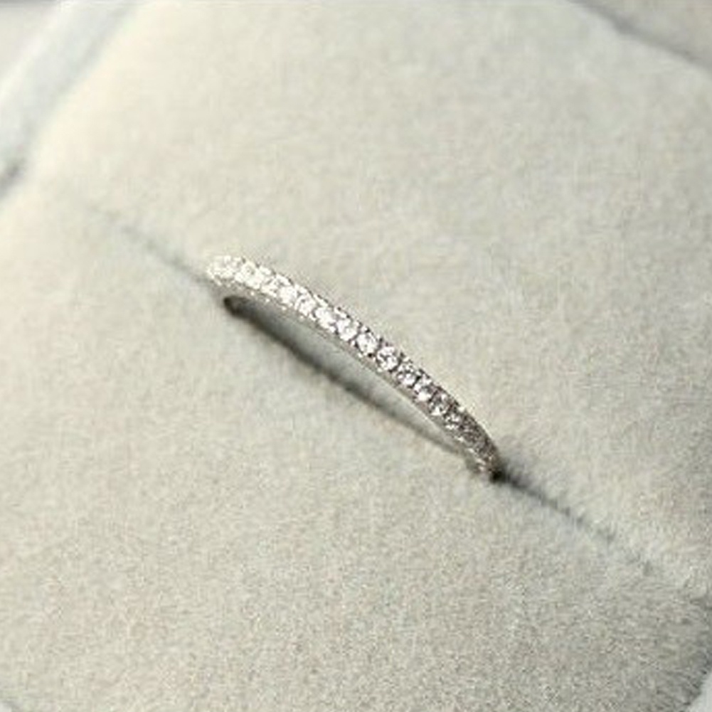 Nhẫn Mạ Bạc 925 Đính Đá Nhân Tạo Thời Trang